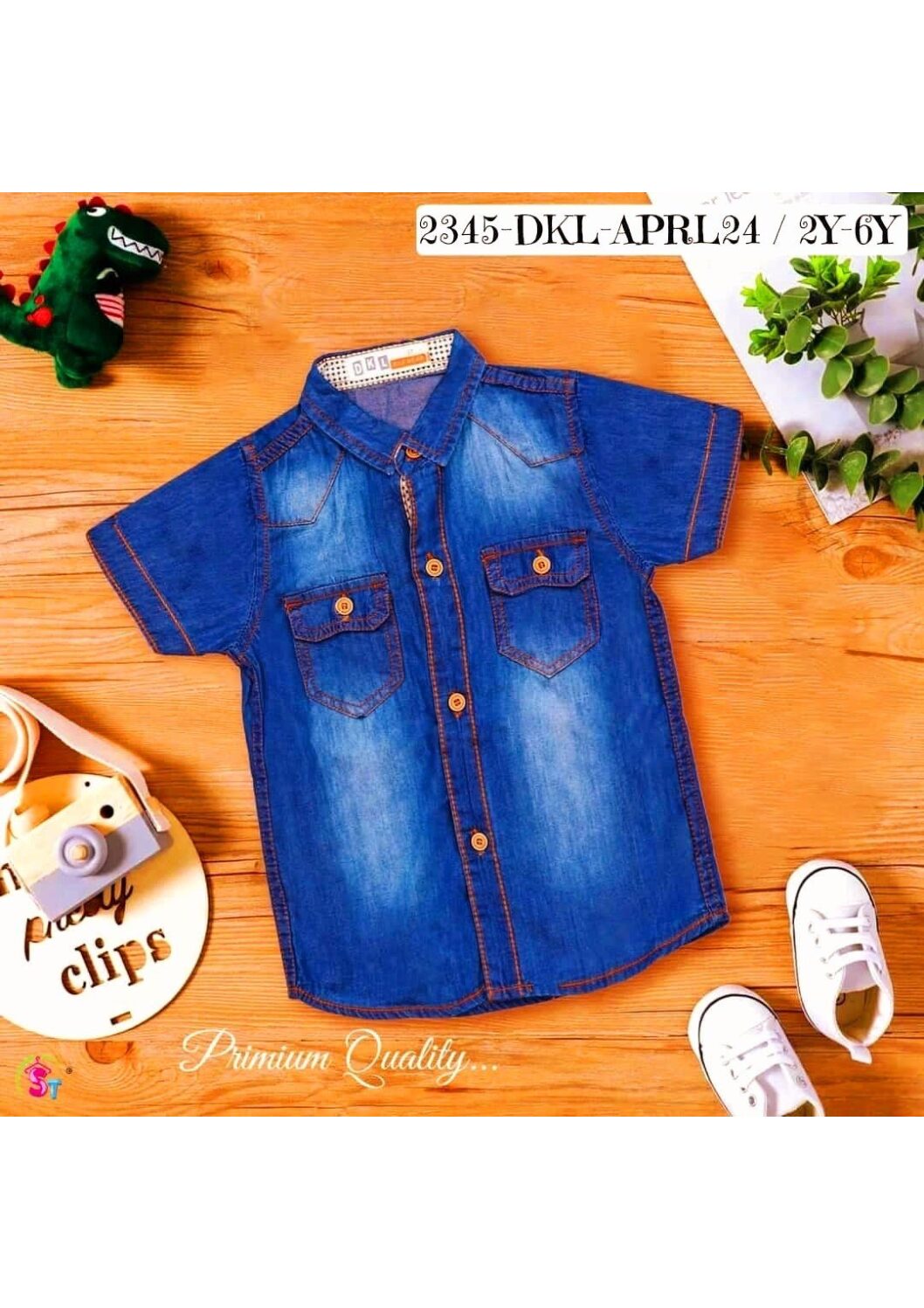 Online Kidswear: Dark Blue Denim Styles for Kids