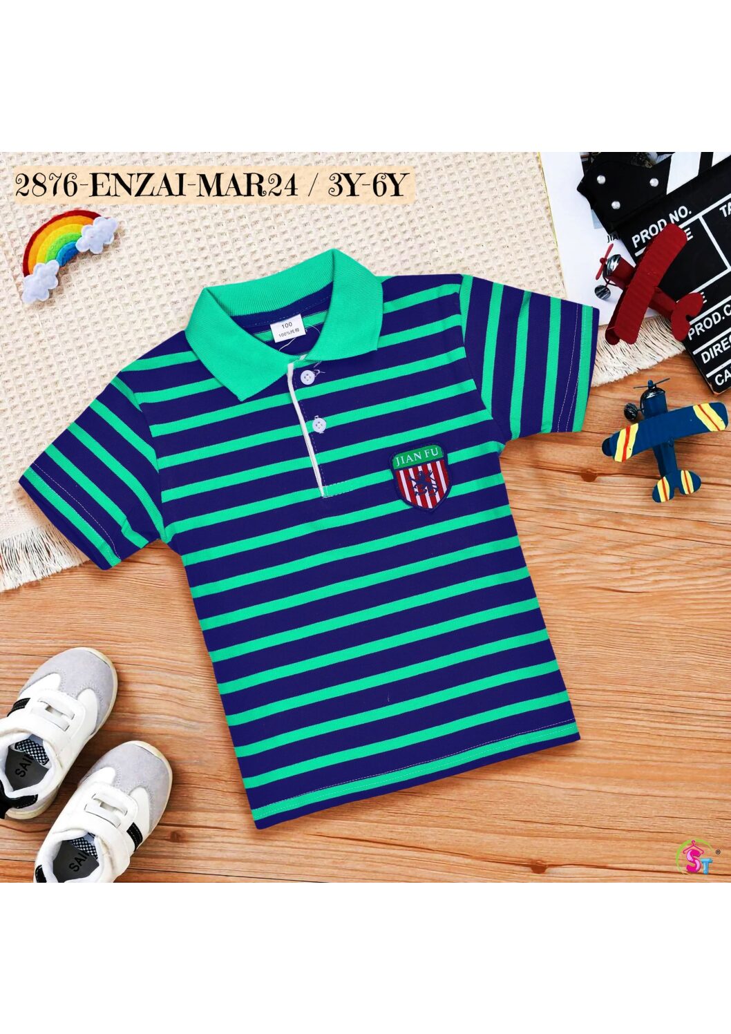Online Shopping: Discover Blue & Green Line Styles