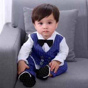 Fancy west 3 piece Suit Navi