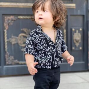 Fancy 2 piece  Black shirt and pant