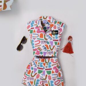 Sweet Heart Kids Multicolor Summer Shirt & Shorts Set (12M -22M)